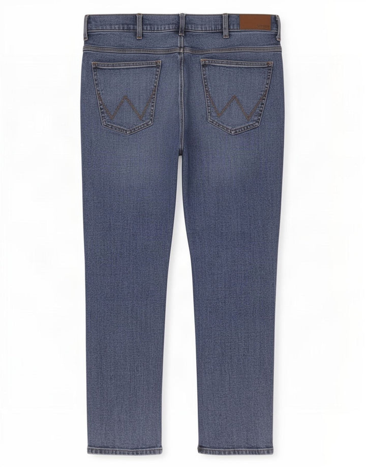 Jeans slim da uomo Wrangler W36 L32 cotone blu
