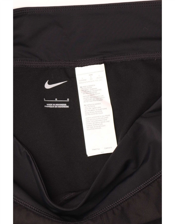 Pantaloncini sportivi Nike da donna UK 16 grandi neri in poliestere