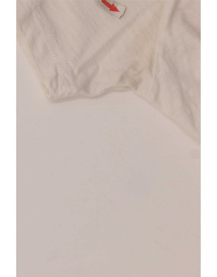 T-shirt grafica da uomo Tommy Hilfiger Top in cotone bianco medio