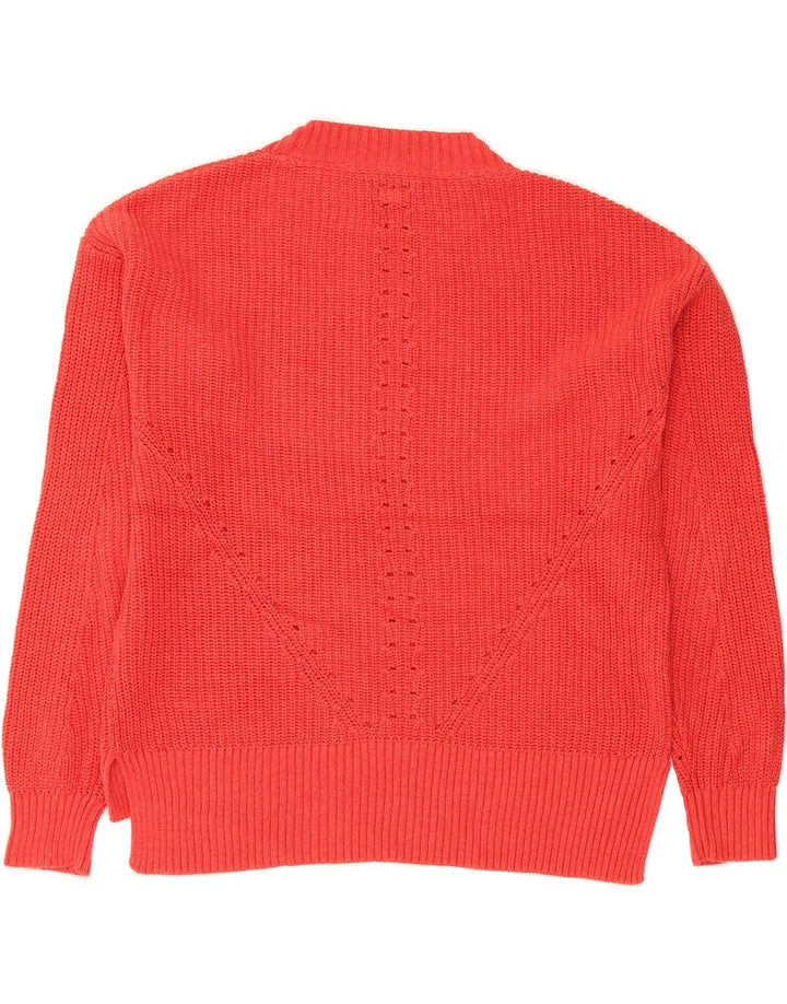 FAT FACE Womens Oversized Turtle Neck Jumper Sweater UK 8 Small  Red Vintage Fat Face and Second-Hand Fat Face from Messina Hembry 