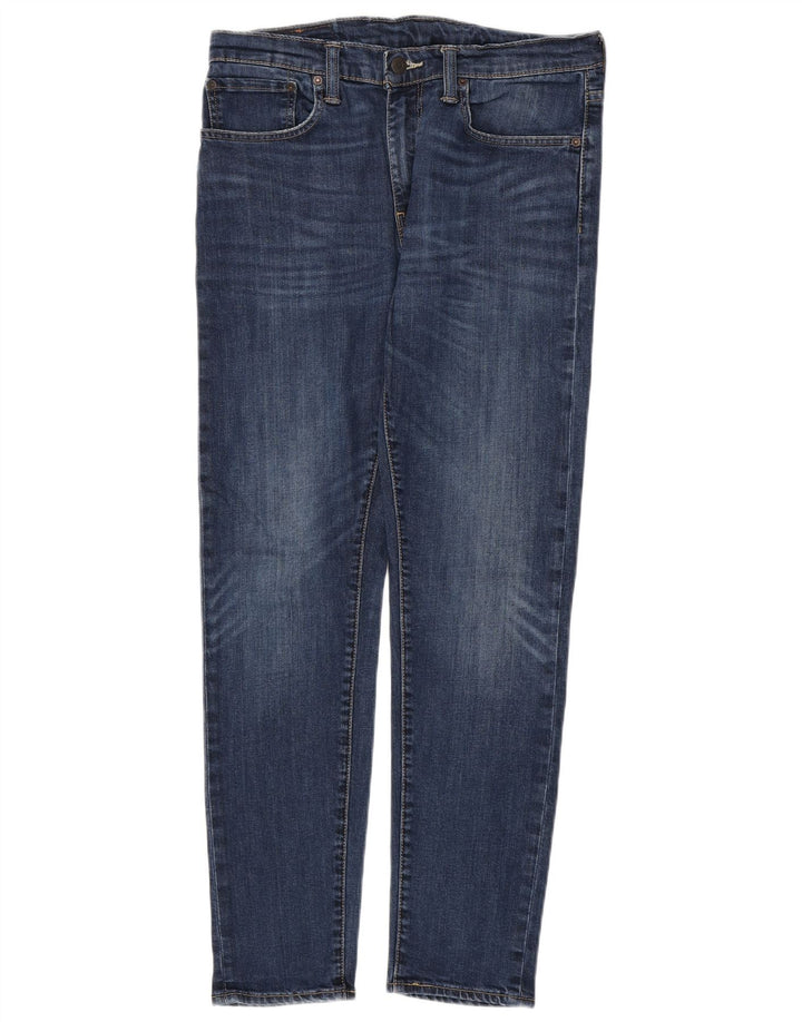 LEVI'S Uomo 512 Jeans slim affusolati W31 L32 Blu