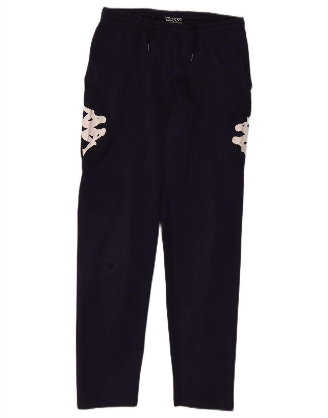 Pantaloni da tuta con grafica Kappa per ragazzi 11-12 anni in poliestere blu navy