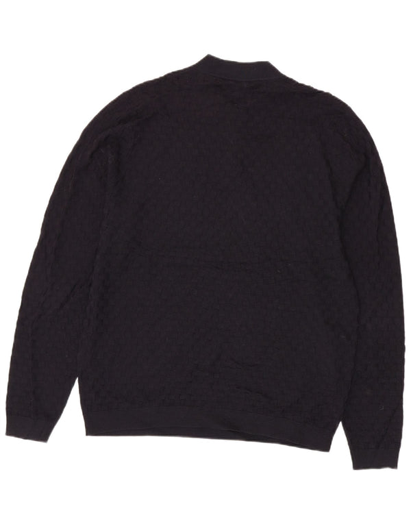 Armani Collezioni Maglione maglione girocollo da uomo EU 56 2XL Lana blu navy