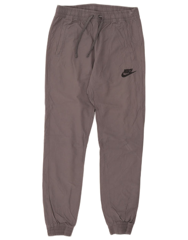 Pantaloni casual da jogging da uomo Nike Small W29 L28 in cotone grigio