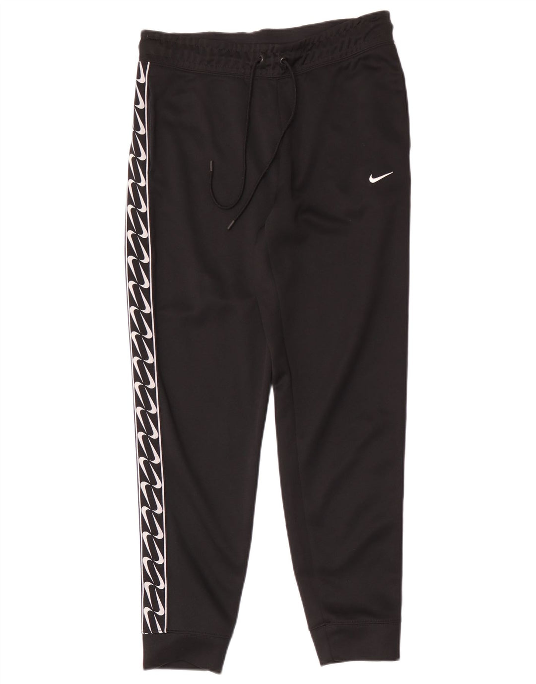 Pantaloni da tuta con grafica Nike da uomo, pantaloni da jogging, poliestere nero medio