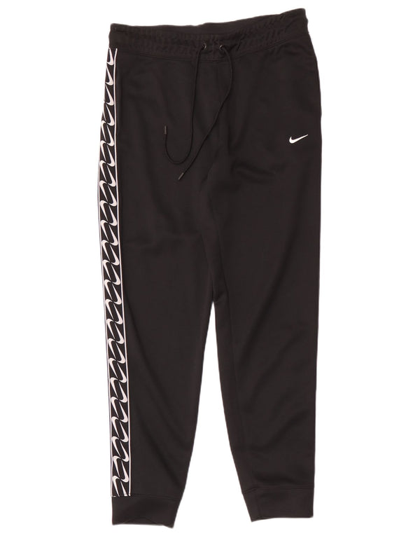 Pantaloni da tuta con grafica Nike da uomo, pantaloni da jogging, poliestere nero medio