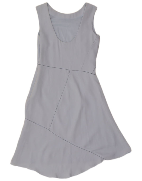 Abito a trapezio senza maniche da donna Reiss UK 10 piccolo blu