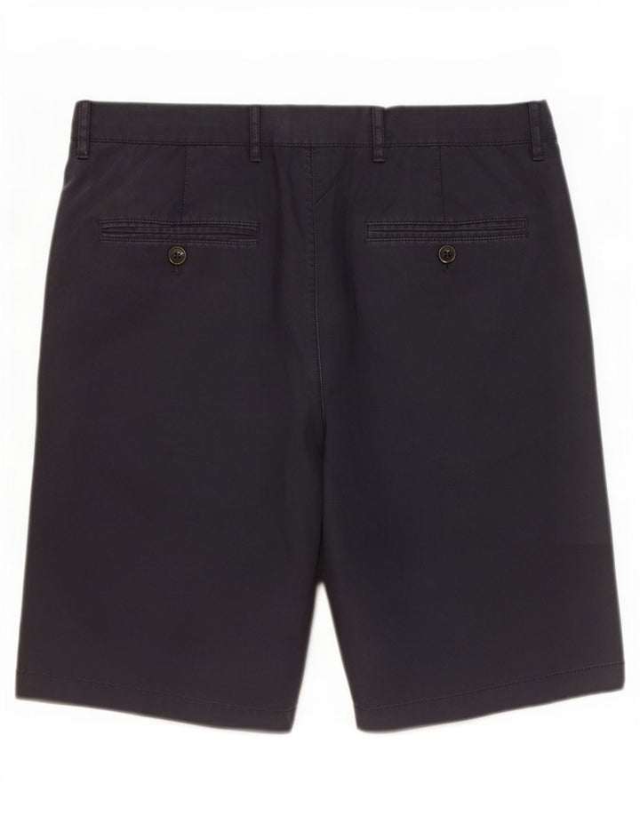 Pantaloncini chino da uomo Marks & Spencer W32 cotone blu navy medio