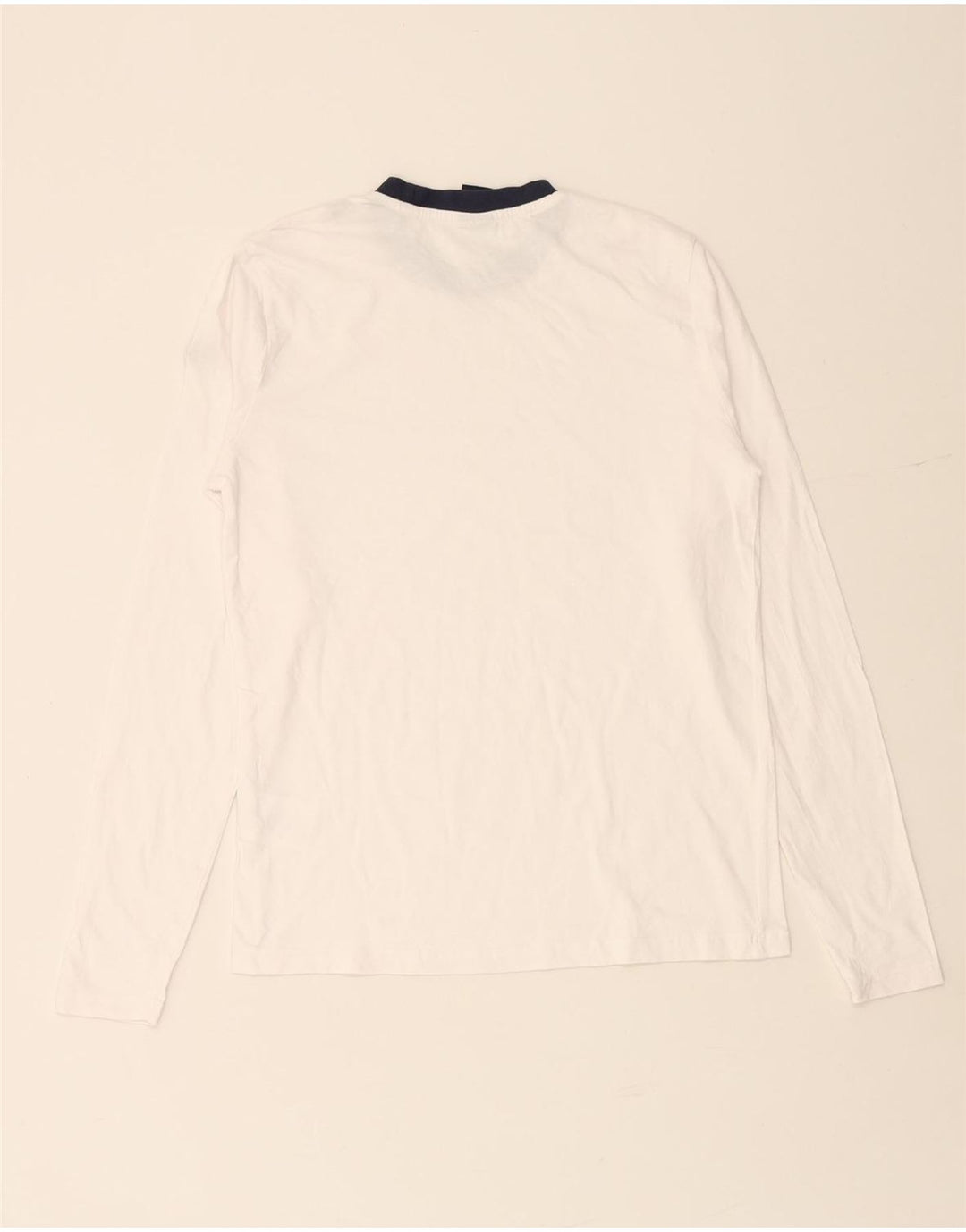 NORTH SAILS Top Uomo Manica Lunga XS Cotone Bianco