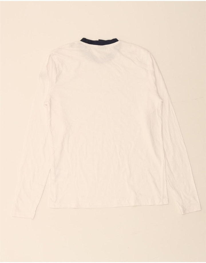 NORTH SAILS Top Uomo Manica Lunga XS Cotone Bianco