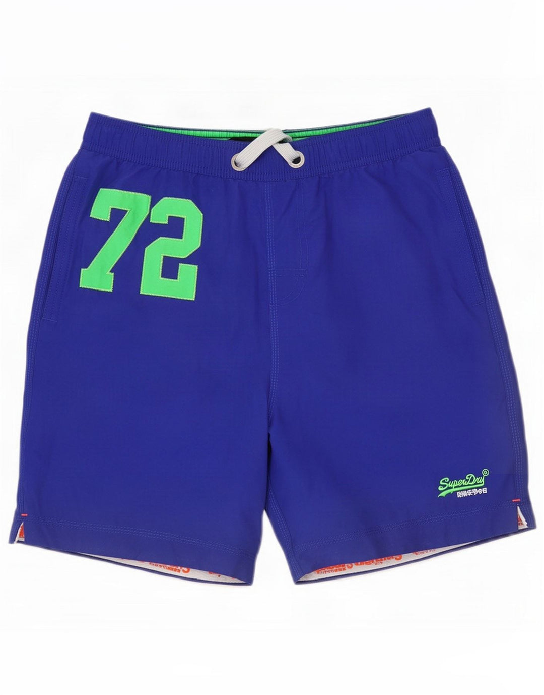 Pantaloncini da bagno con grafica da uomo Superdry Large Blue Poliestere