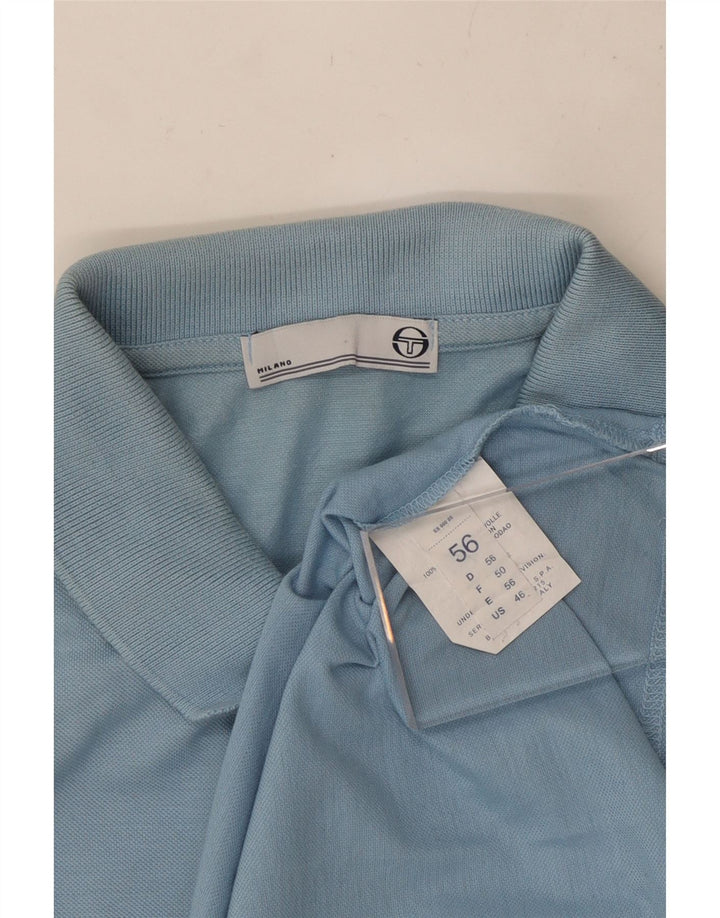 SERGIO TACCHINI Polo Milano Uomo IT 56 2XL Blu Cotone