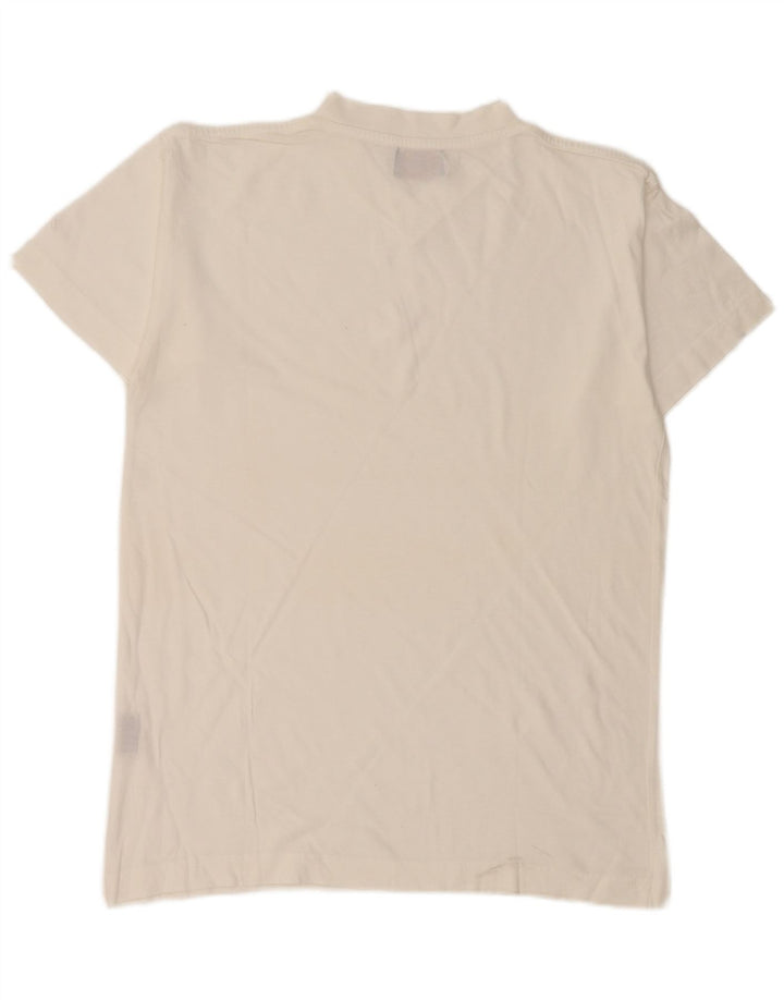 T-shirt da uomo KAPPA Top in cotone bianco medio