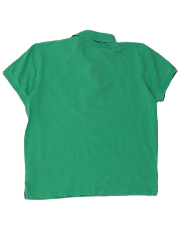 Polo Gant Bambino 15-16 Anni Large Verde Cotone