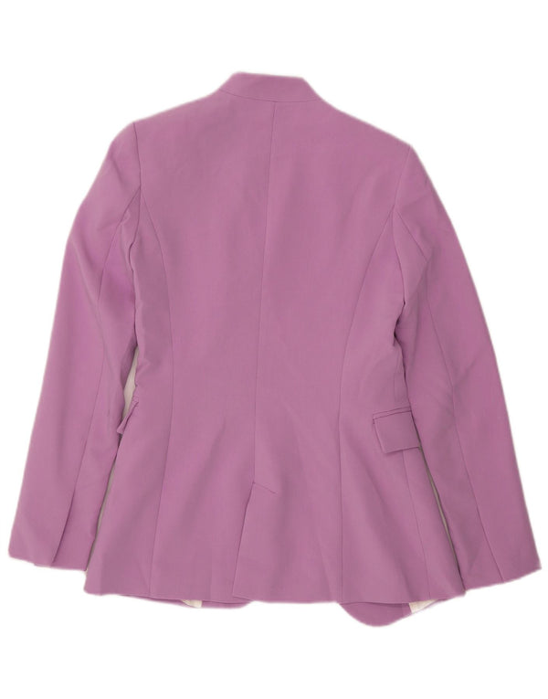 Giacca blazer aperta da donna Zara UK 6 XS poliestere viola