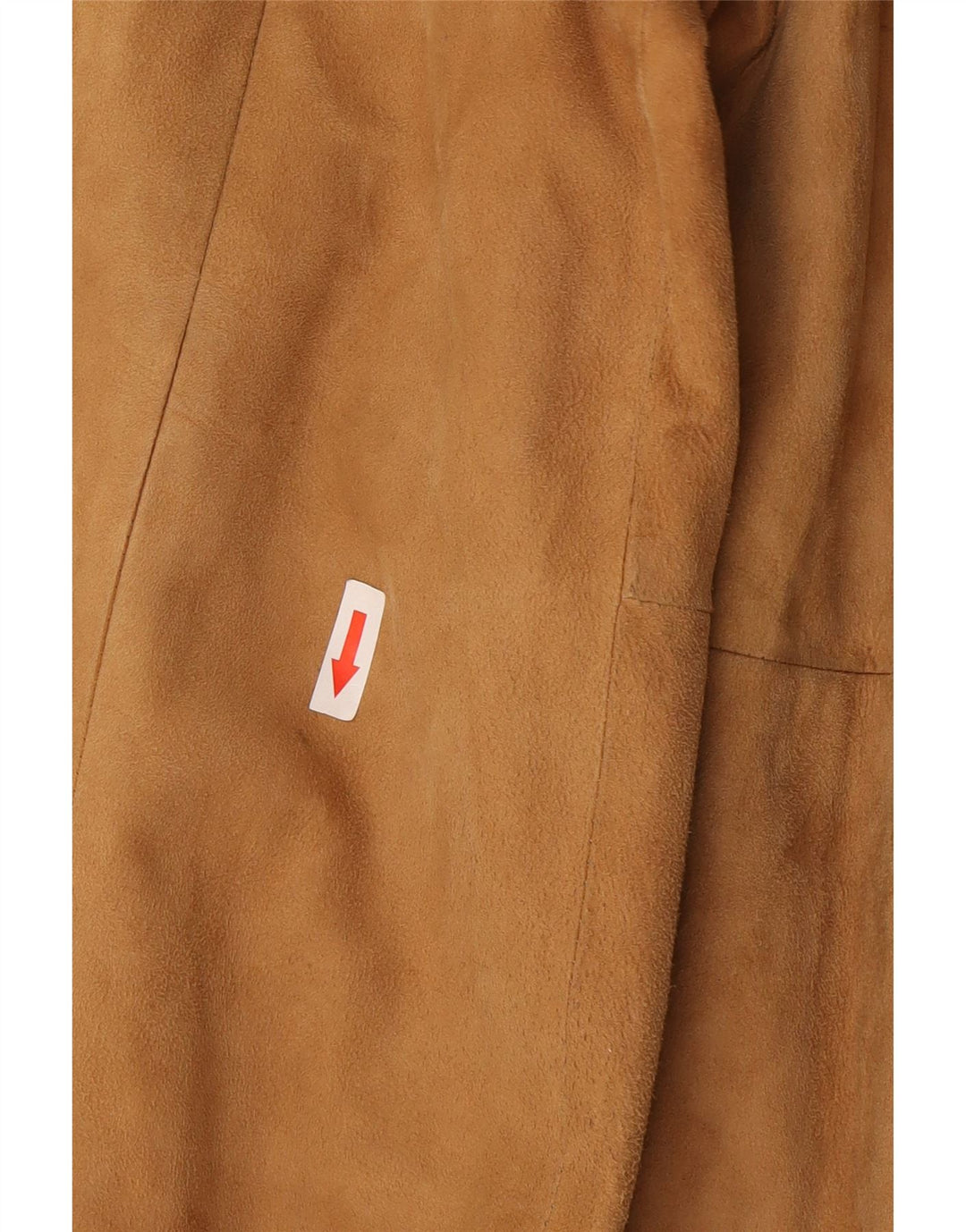 Giacca vintage da donna in pelle scamosciata IT 44 Beige medio