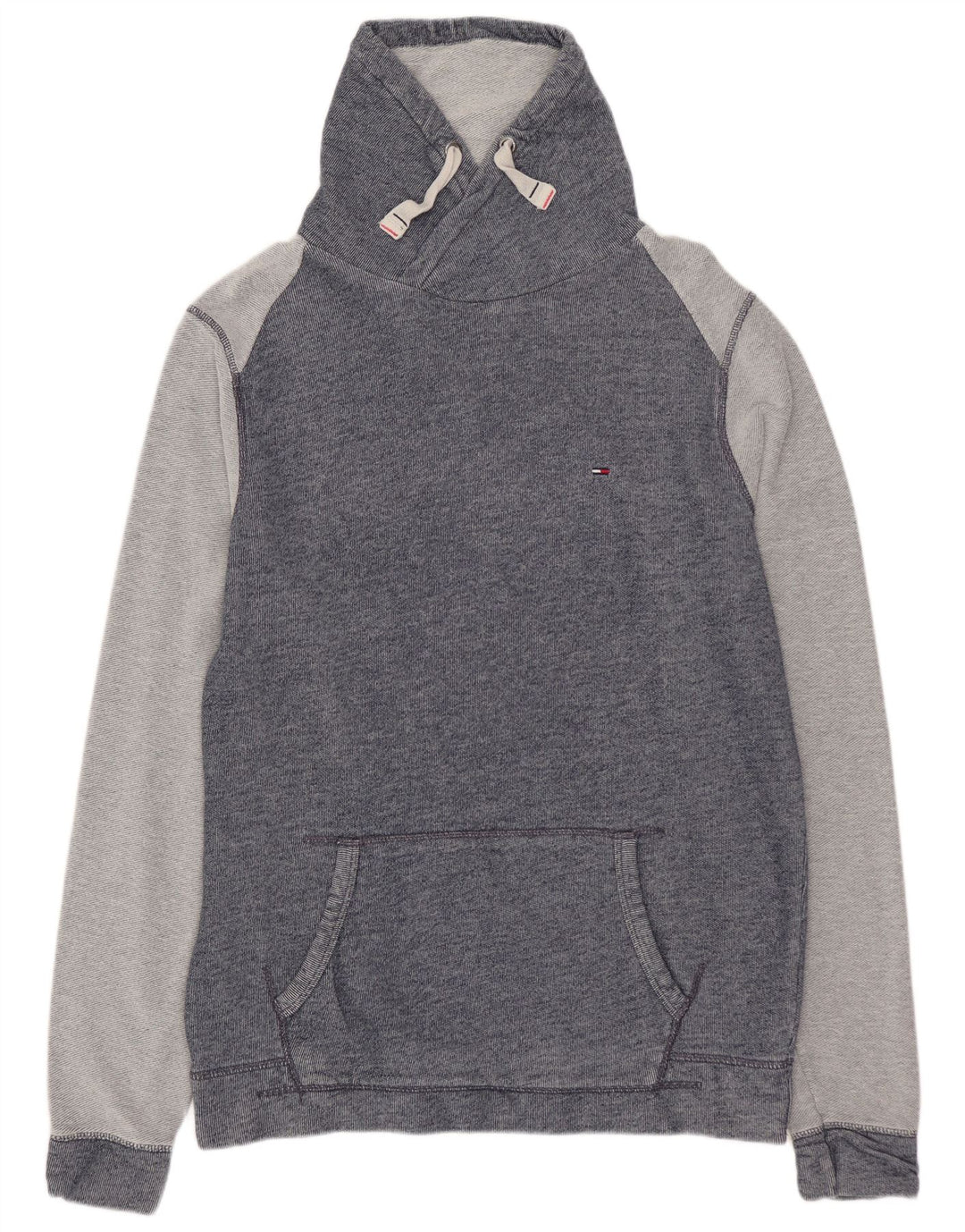 TOMMY HILFIGER Felpa da uomo Maglione XL Blu navy in cotone color block