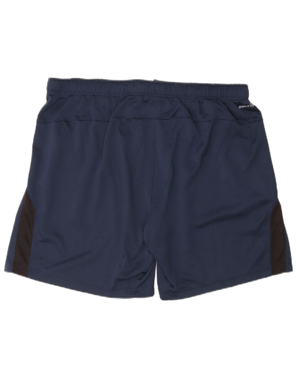 Pantaloncini sportivi Dri-Power da uomo Russell Athletic 2XL Blu navy a blocchi di colore