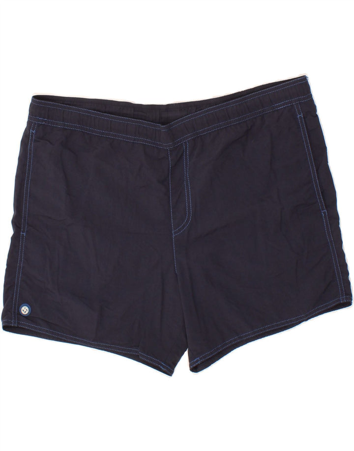 COLMAR Mens Swimming Shorts IT 52 Large Navy Blue Polyester Vintage Colmar and Second-Hand Colmar from Messina Hembry 