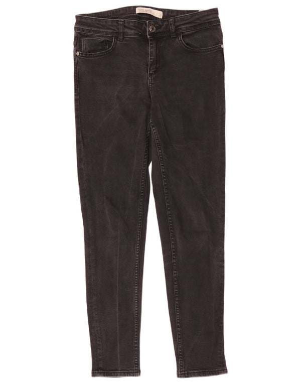 Jeans skinny da donna Zara EU 36 XS W26 L27 cotone nero