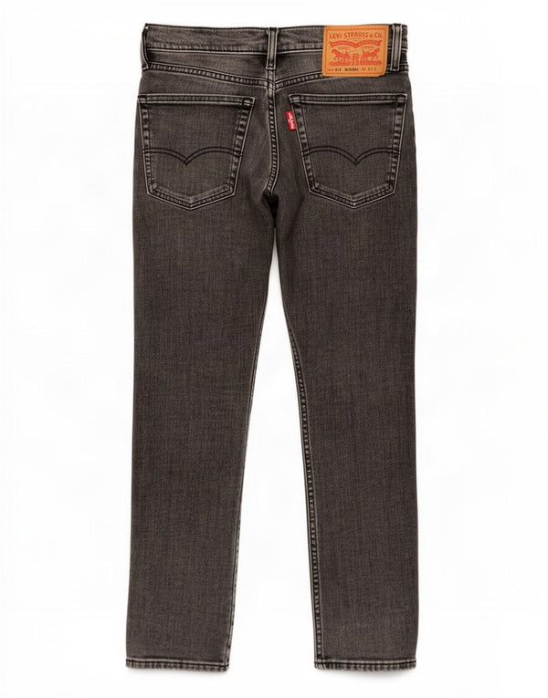 Levi's Uomo 519 Hi-Ball Skinny Jeans W32 L29 Cotone Grigio