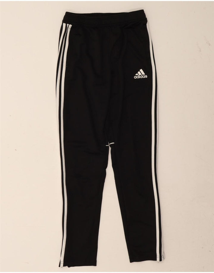 Pantaloni della tuta da ragazzo Adidas 13-14 anni in poliestere nero