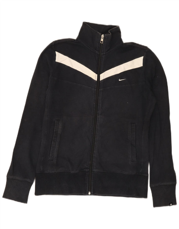 Giacca da tuta da donna Nike UK 14 cotone color block medio nero