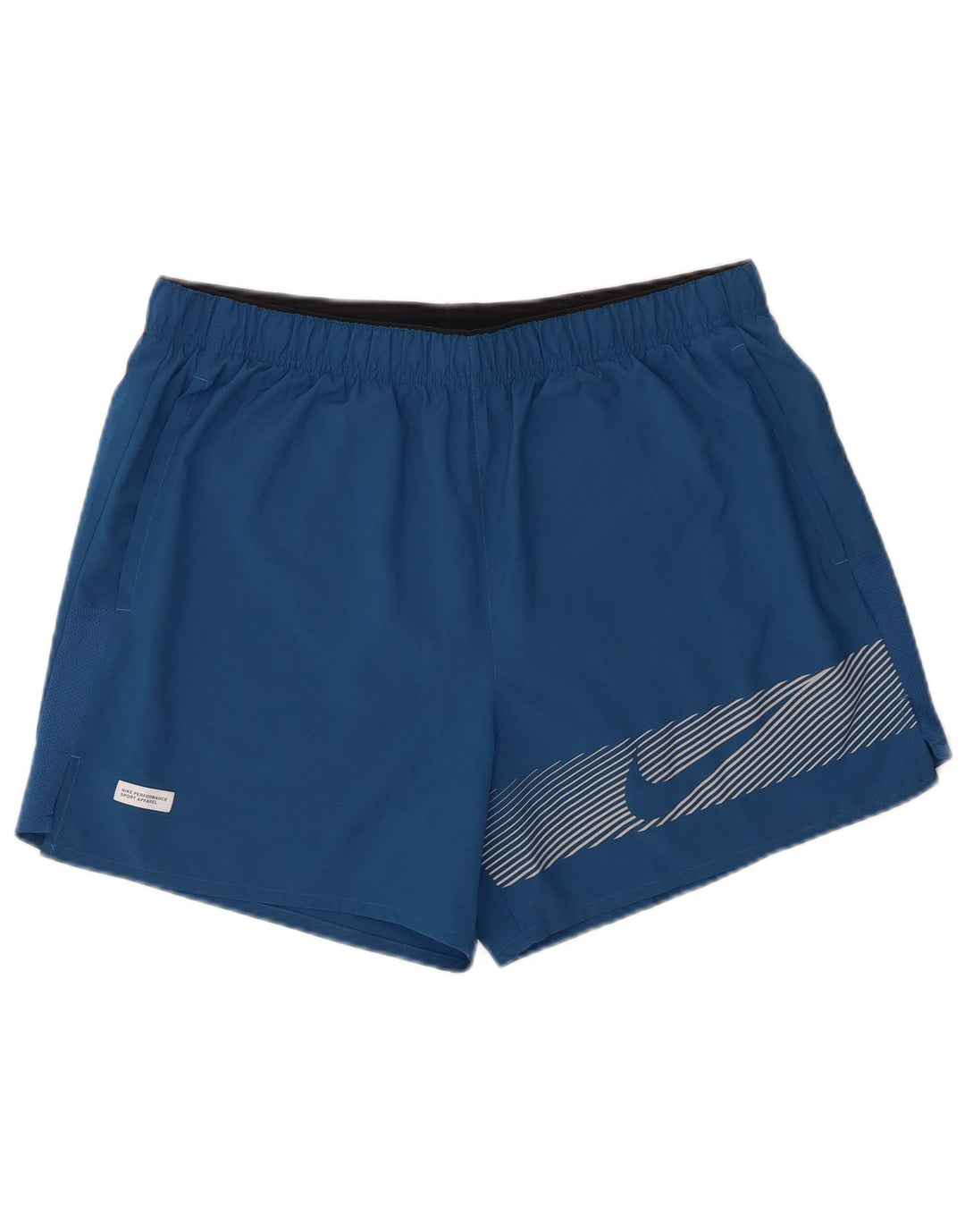 Pantaloncini sportivi Nike Dri Fit Graphic da uomo, grandi, in poliestere blu