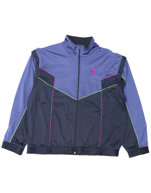 Giacca da tuta da uomo LOTTO XL Blue Colourblock