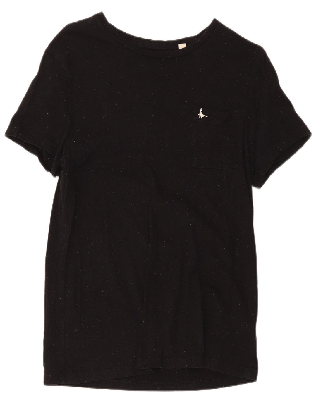 T-shirt da uomo slim fit Jack Wills Top in cotone medio nero screziato
