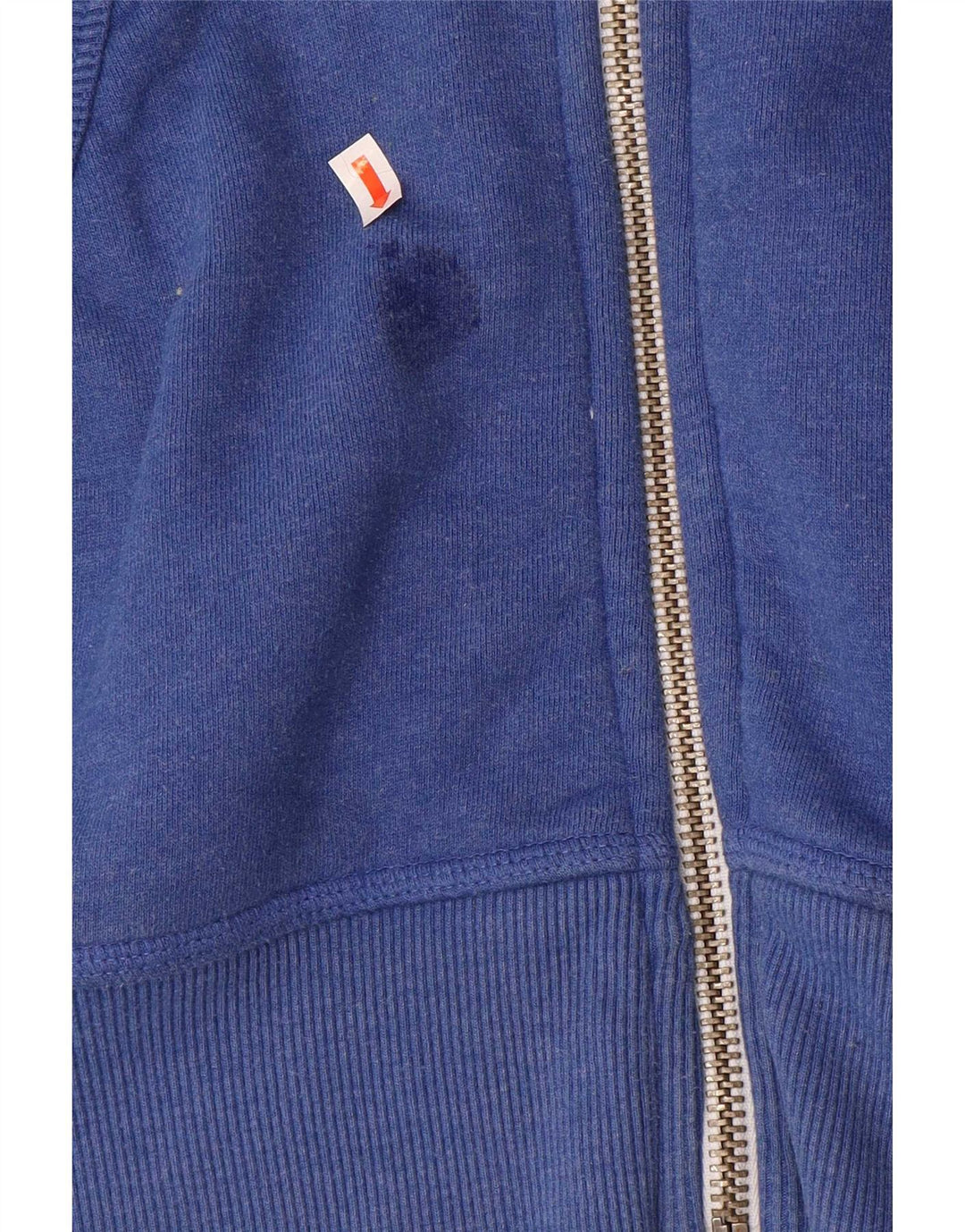 Maglione con cappuccio e zip da uomo Superdry piccolo in cotone blu