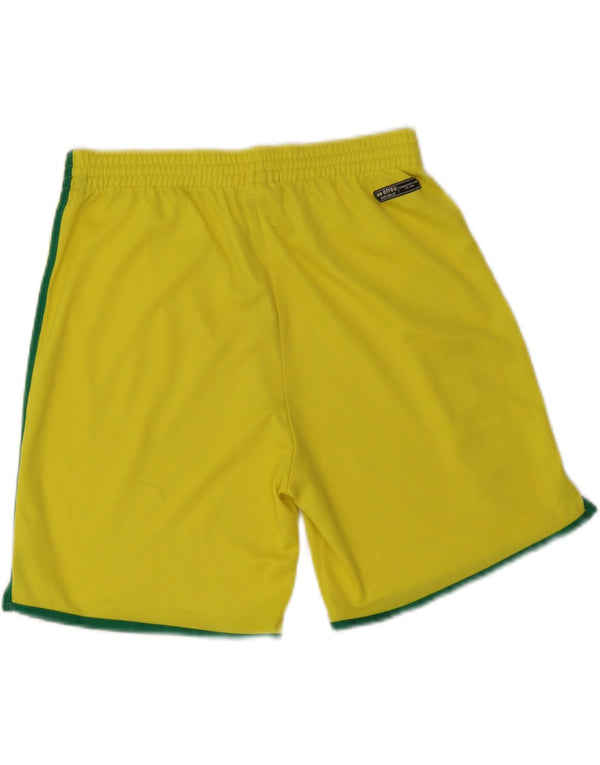 Errea Mens Graphic Sport Shorts Medium  Yellow Polyester