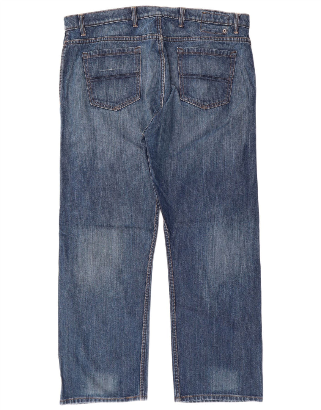 Jeans dritti da uomo Marks & Spencer Blue Harbour W40 L29 cotone blu