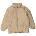 Giacca imbottita ampia con cappuccio da uomo Kappa UK 36 Small Beige Poliestere