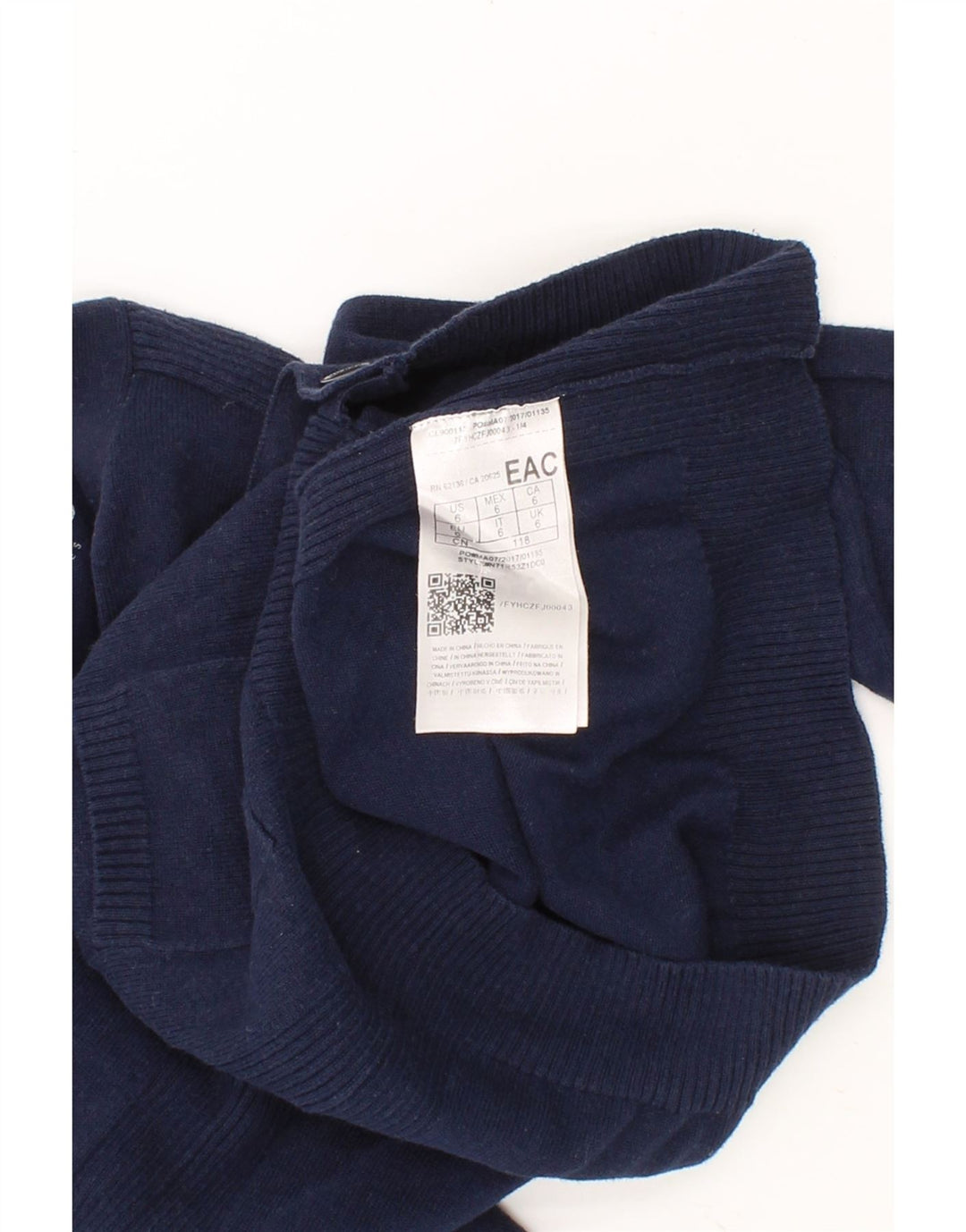 GUESS Boys Cardigan Sweater 5-6 Years Navy Blue Cotton Vintage Guess and Second-Hand Guess from Messina Hembry 