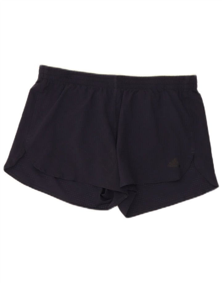 Pantaloncini sportivi Adidas Aeroready da donna UK 14 medio blu navy poliestere