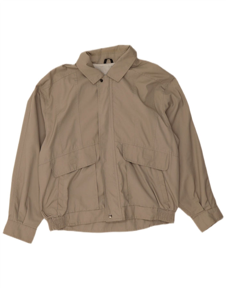 Giubbotto bomber da uomo C&A UK 40 grande poliestere grigio