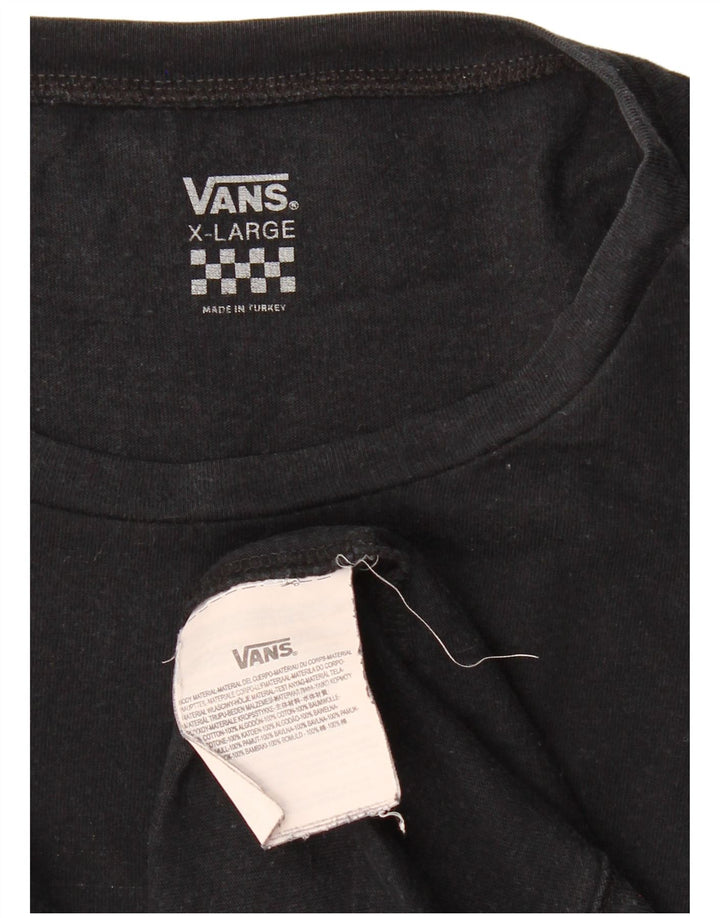 T-shirt da donna VANS Top UK 18 XL cotone nero