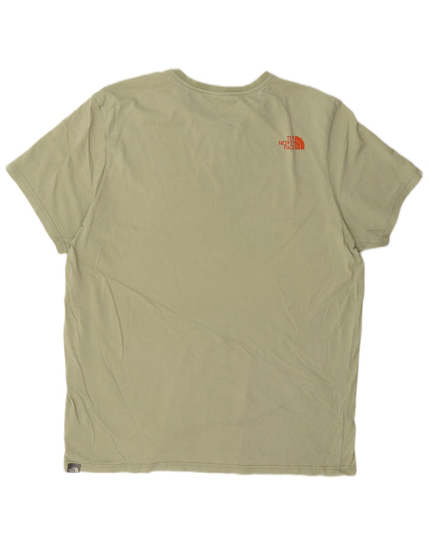 T-shirt da uomo The North Face Top XL in cotone kaki