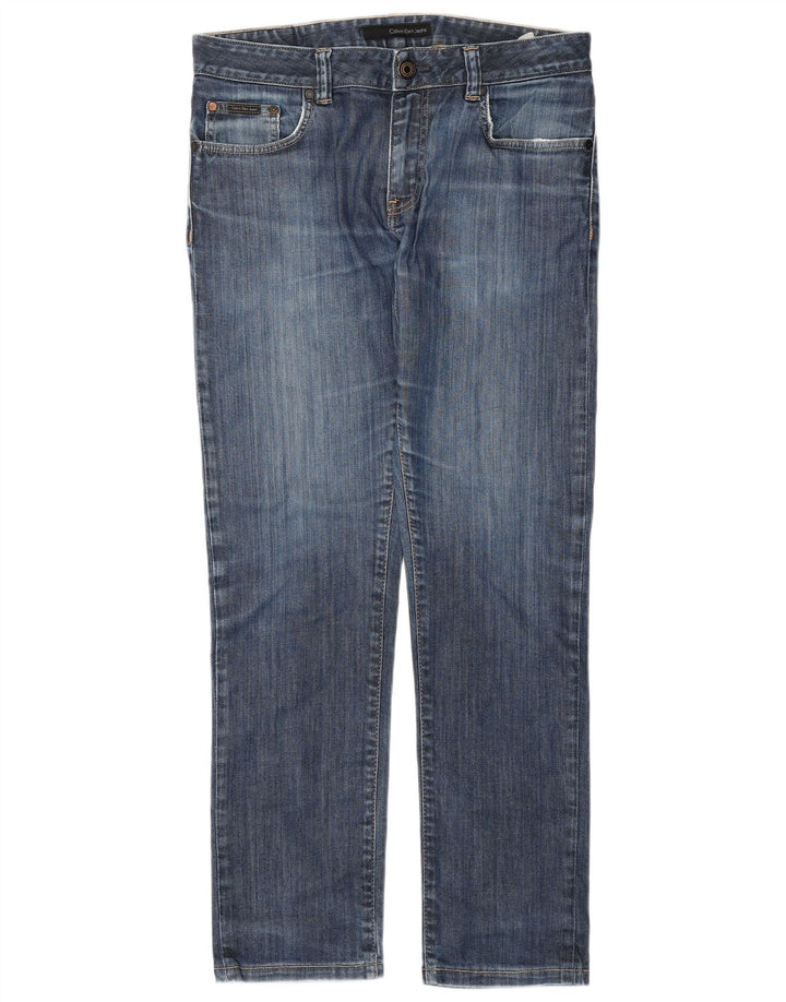 Jeans skinny da uomo Calvin Klein W32 L30 Blu