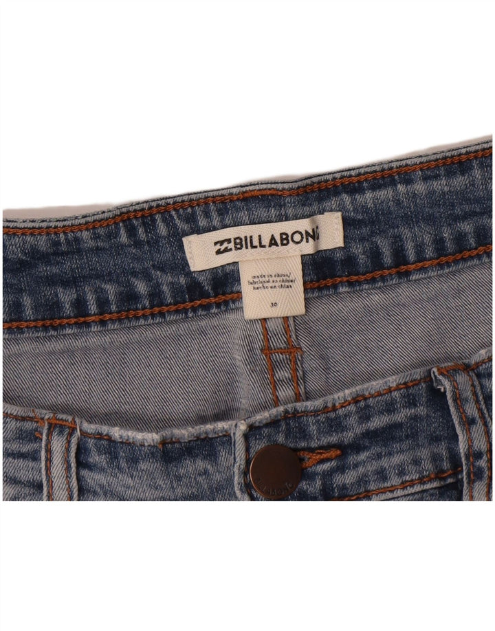Gonna in denim da donna Billabong W30 in cotone blu medio