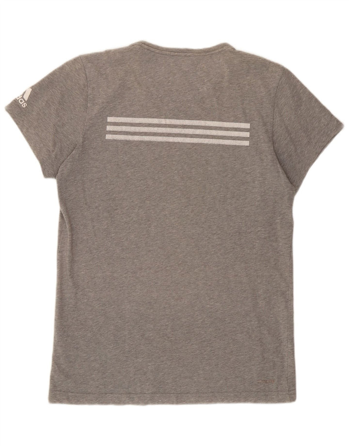 T-shirt grafica da uomo Adidas Top grigio medio color block