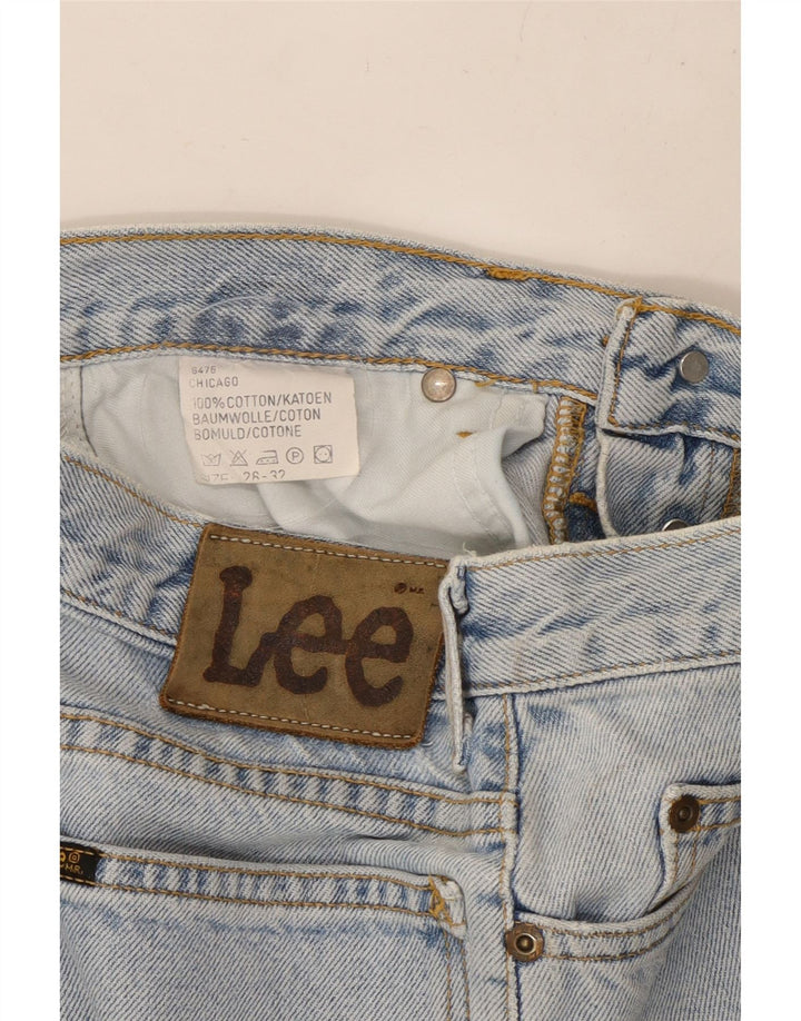 Jeans dritti da donna LEE W28 L27 in cotone blu