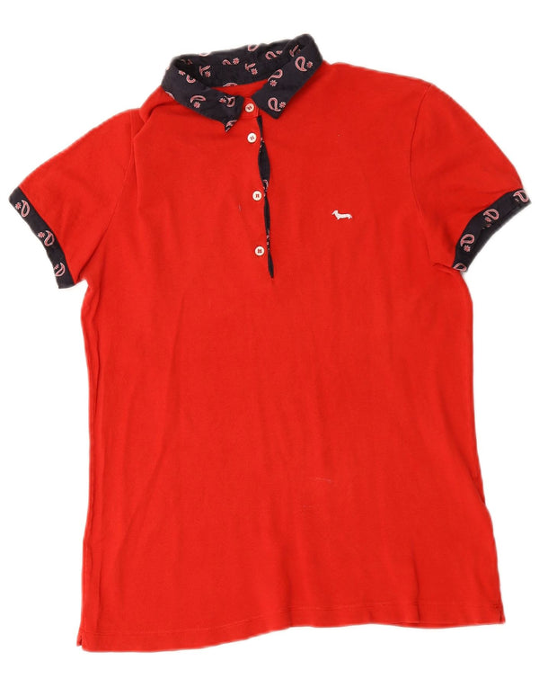 Polo da donna Harmont & Blaine UK 12 Medium Red Paisley