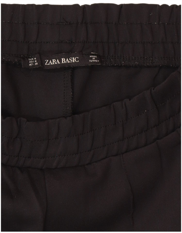Pantaloni della tuta da donna Zara UK 12 Medium Black Colourblock in poliammide