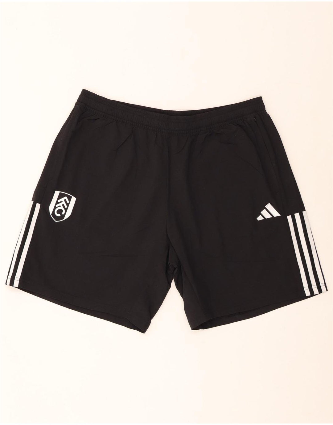 Pantaloncini sportivi Adidas Fulham FC da uomo XL neri in poliammide
