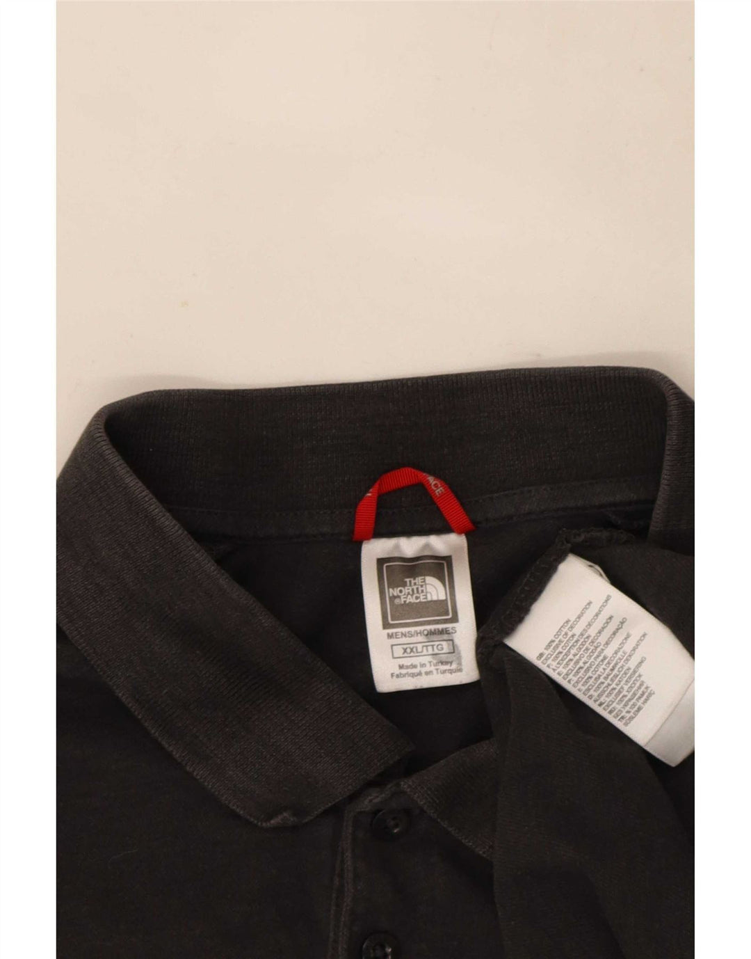 Polo da uomo The North Face 2XL in cotone grigio