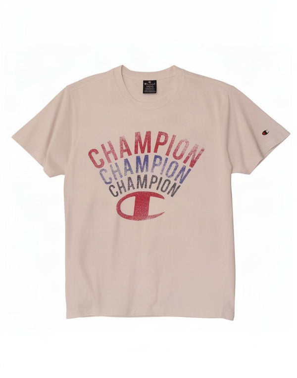 T-shirt grafica da uomo Champion Top bianco medio
