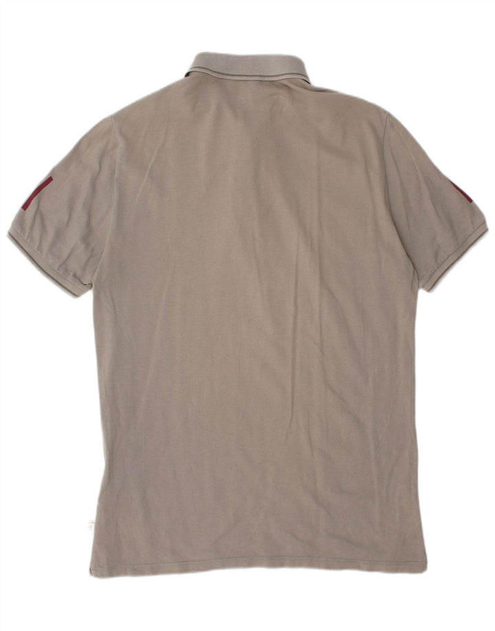 Polo grafica da uomo CERRUTI 1881 grande in cotone grigio