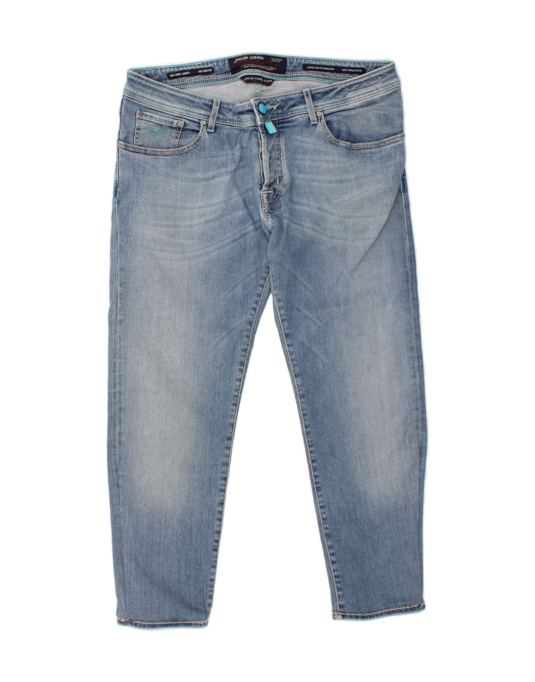 JACOB COHEN Womens Slim Jeans W37 L27 Blue Cotton Vintage Jacob Cohen and Second-Hand Jacob Cohen from Messina Hembry 